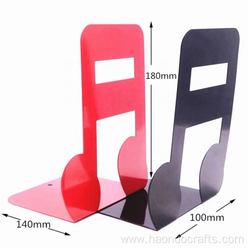 Treble metal book stand book support baffle